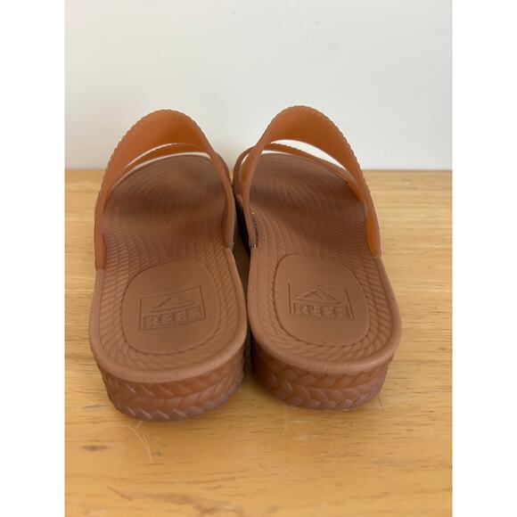 Reef Water Vista Slide Sandals - Women's 7 Tan/Brown - Picture 6 of 9